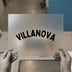 Villanova Arch Text | DTF Transfer Ready to Press | Collegiate Style Heat Transfer