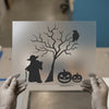 Halloween Star Master | DTF Transfer Ready to Press | Spooky Silhouette Heat Transfer