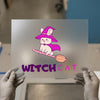 Witch Cat Bunny | DTF Transfer Ready to Press | Halloween Heat Transfer