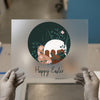 Happy Easter Eggs & Cake | DTF Transfer Ready to Press | Festive Holiday Heat Transfer