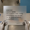 Nurse Definition | DTF Transfer Ready to Press | Motivational Heat Transfer