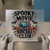 Spooky Movie Social Club | DTF Transfer Ready to Press | Halloween Heat Transfer