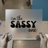 I'm the Sassy One | DTF Transfer Ready to Press | Retro Funky Heat Transfer