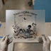 Read In Peace Skeleton | DTF Transfer Ready to Press | Gothic Floral Heat Transfer