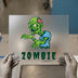 Zombie Design | DTF Transfer Ready to Press | Cartoon Heat Transfer