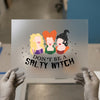 Don't Be A Salty Witch | DTF Transfer Ready to Press | Halloween Humor Heat Transfer