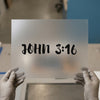 John 3:16 Scripture | DTF Transfer Ready to Press | Christian Faith Heat Transfer