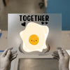 Together Cute Egg | DTF Transfer Ready to Press | Cartoon Heat Transfer
