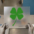 Four Leaf Clover | DTF Transfer Ready to Press | St. Patrick's Day Heat Transfer