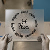 Pisces Zodiac Traits | DTF Transfer Ready to Press | Horoscope Heat Transfer