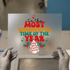 It's The Most Wonderful Time | DTF Transfer Ready to Press | Retro Christmas Heat Transfer