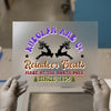 Rudolph & Co Reindeer Treats | DTF Transfer Ready to Press | Retro Christmas Heat Transfer