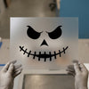 Spooky Face | DTF Transfer Ready to Press | Halloween Heat Transfer