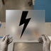 Lightning Bolt | DTF Transfer Ready to Press | Bold Icon Heat Transfer