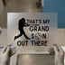 Baseball Grandson | DTF Transfer Ready to Press | Sports Fan Heat Transfer