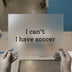 Soccer Excuse | DTF Transfer Ready to Press | Funny Sports Heat Transfer