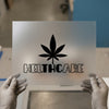 Cannabis HelTHCare | DTF Transfer Ready to Press | Bold White Heat Transfer