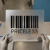 Priceless Barcode | DTF Transfer Ready to Press | Modern Wordplay Heat Transfer