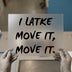 I Latke Move It | DTF Transfer Ready to Press | Hanukkah Humor Heat Transfer