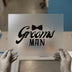 Groomsman Bowtie | DTF Transfer Ready to Press | Wedding Party Heat Transfer