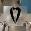 Tuxedo Bow Tie | DTF Transfer Ready to Press | Formal Wear Heat Transfer
