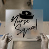 Nurse Squad Script | DTF Transfer Ready to Press | Healthcare Appreciation Heat Transfer