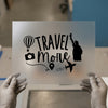Travel More | DTF Transfer Ready to Press | Adventure Theme Heat Transfer