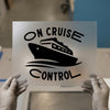 On Cruise Control Ship | DTF Transfer Ready to Press | Nautical Heat Transfer