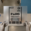 Paris Boarding Pass | DTF Transfer Ready to Press | Travel Aesthetic Heat Transfer