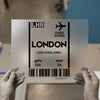 London Boarding Pass DTF Transfer Ready to Press | Travel & City Heat Transfer