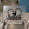 Birthday #Squad Ears | DTF Transfer Ready to Press | Celebration Heat Transfer