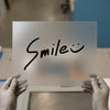 Smile Script with Smiley | DTF Transfer Ready to Press | Motivational Heat Transfer