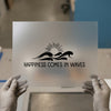 Happiness Comes in Waves | DTF Transfer Ready to Press | Nautical Heat Transfer