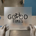 Good Times Bicycle | DTF Transfer Ready to Press | Retro Fun Heat Transfer