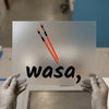 Wasa! Chopsticks | DTF Transfer Ready to Press | Playful Foodie Heat Transfer