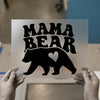 Mama Bear with Heart | DTF Transfer Ready to Press | Retro Style Heat Transfer