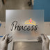 Princess Crown | DTF Transfer Ready to Press | Kids Script Heat Transfer
