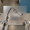 Minimal Fishing Rod | DTF Transfer Ready to Press | Simple Line Art Heat Transfer