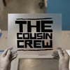 The Cousin Crew DTF Transfer Ready to Press | Bold Block Lettering Heat Transfer