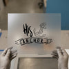 His Anchor Sketch | DTF Transfer Ready to Press | Nautical Heat Transfer