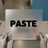 Minimalist 'PASTE' Text | DTF Transfer Ready to Press | Bold Statement Heat Transfer