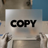 COPY Word | DTF Transfer Ready to Press | Bold Typography Heat Transfer