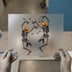 Pumpkin Skeleton Dancers | DTF Transfer Ready to Press | Spooky Cute Heat Transfer