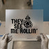 They See Me Rollin' DTF Transfer Ready to Press | Sci-Fi Robotic Heat Transfer