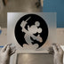 Sorcerer Mouse Silhouette | DTF Transfer Ready to Press | Iconic Style Heat Transfer
