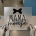 Mama Mouse Bow | DTF Transfer Ready to Press | Cute Script Heat Transfer