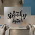 Spooky Squad | DTF Transfer Ready to Press | Halloween Script Heat Transfer