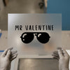 Mr Valentine & Sunglasses | DTF Transfer Ready to Press | Iconic Style Heat Transfer