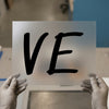 Script Love 'VE' | DTF Transfer Ready to Press | Brush Stroke Heat Transfer