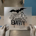 Just a Little Batty | DTF Transfer Ready to Press | Halloween Script Heat Transfer